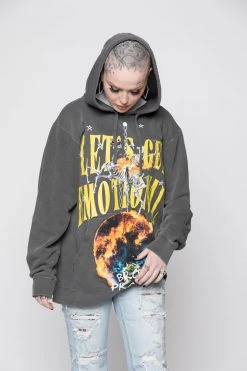 BROKEN PROMISES Hoodies Think Of Me Vintage Wash Hoodie