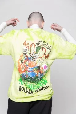 CASH Shirts Pour Out Tie Dye Tee Lemon Lime