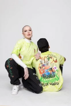 CASH Shirts Pour Out Tie Dye Tee Lemon Lime