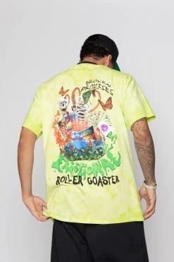 CASH Shirts Pour Out Tie Dye Tee Lemon Lime