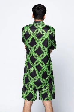 BROKEN PROMISES Link Up Button-Up Shirt Shirts