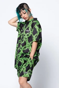 BROKEN PROMISES Link Up Button-Up Shirt Shirts