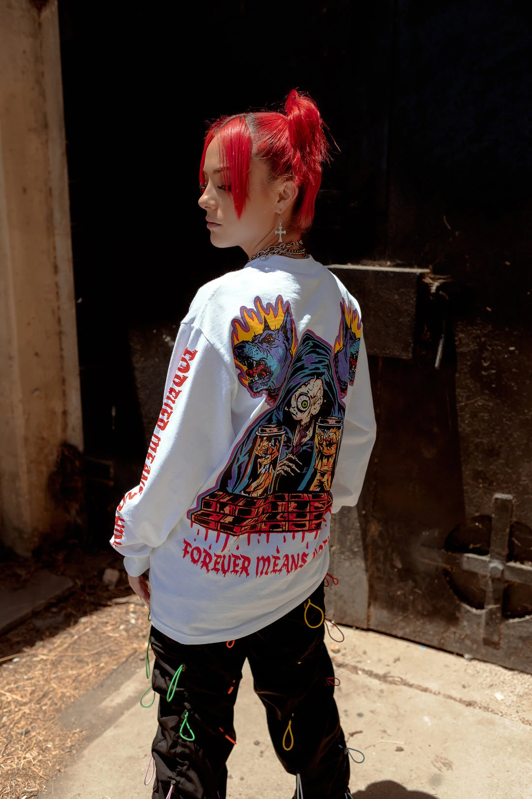 BROKEN PROMISES Bad Chemistry "L/S" Tee White Shirts