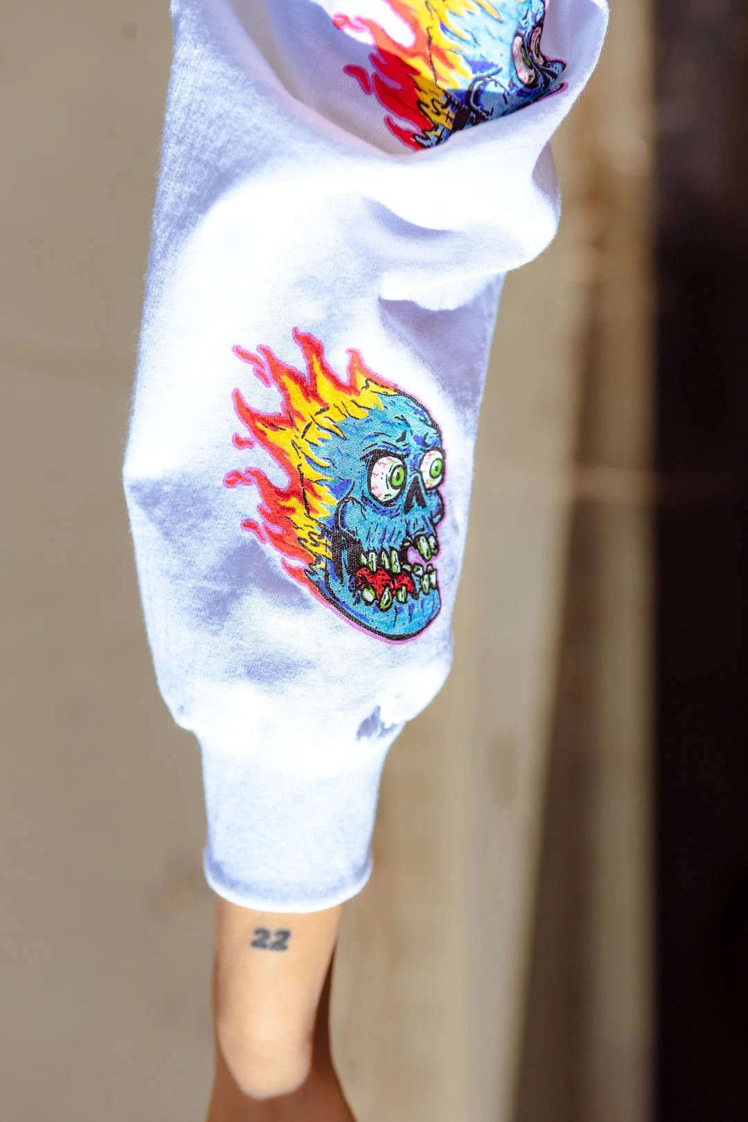 BROKEN PROMISES Bad Chemistry "L/S" Tee White Shirts