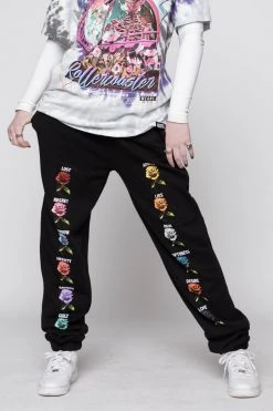 BROKEN PROMISES BP Feeled Guide Sweatpants Black Bottoms