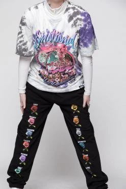 BROKEN PROMISES BP Feeled Guide Sweatpants Black Bottoms