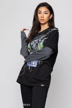 BROKEN PROMISES Gates Of Hell Stacked L/S Tee