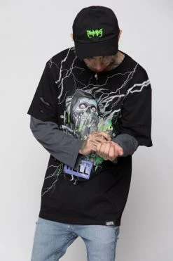 BROKEN PROMISES Gates Of Hell Stacked L/S Tee