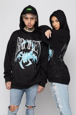 CASH Hoodies Days Are Cold Paint Spatter Hoodie