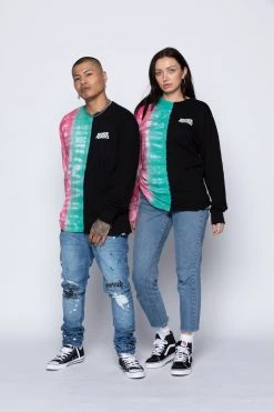 CASH Shirts Wave Logo Tri-Color L/S