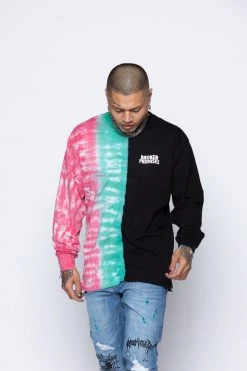 CASH Shirts Wave Logo Tri-Color L/S