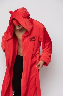 BROKEN PROMISES Devil Horn Robe Red Horn Hoodies