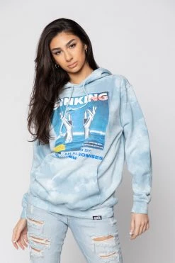 BROKEN PROMISES Sinking Feeling Tie Dye Hoodie Hoodies