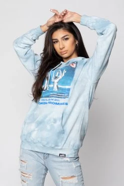 BROKEN PROMISES Sinking Feeling Tie Dye Hoodie Hoodies