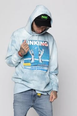 BROKEN PROMISES Sinking Feeling Tie Dye Hoodie Hoodies