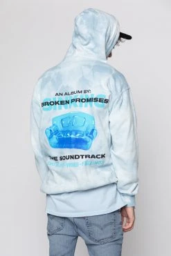 BROKEN PROMISES Sinking Feeling Tie Dye Hoodie Hoodies