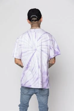 BROKEN PROMISES Eternal Love Tie Dye Tee Purple