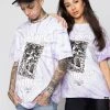 BROKEN PROMISES Eternal Love Tie Dye Tee Purple