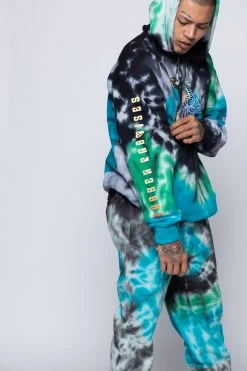 BROKEN PROMISES Hoodies Trance Tie Dye Hoodie