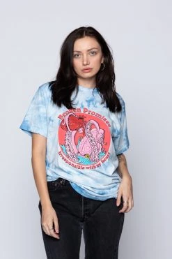 BROKEN PROMISES Shirts Splash Zone Tee Blue