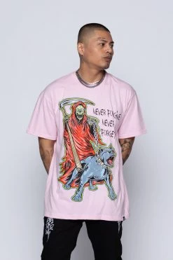 BROKEN PROMISES Worst In Me Tee Pink