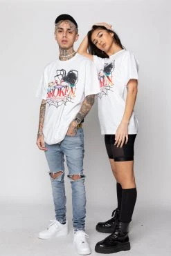 BROKEN PROMISES Shirts Pillow Talk SST White