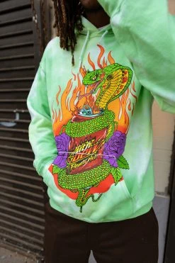 CASH BPxMTN DEW Down In Flames Tie Dye Hoodie