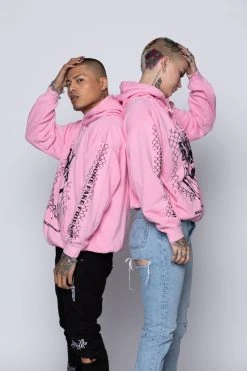 CASH Hoodies Rabid Hoodie Pink
