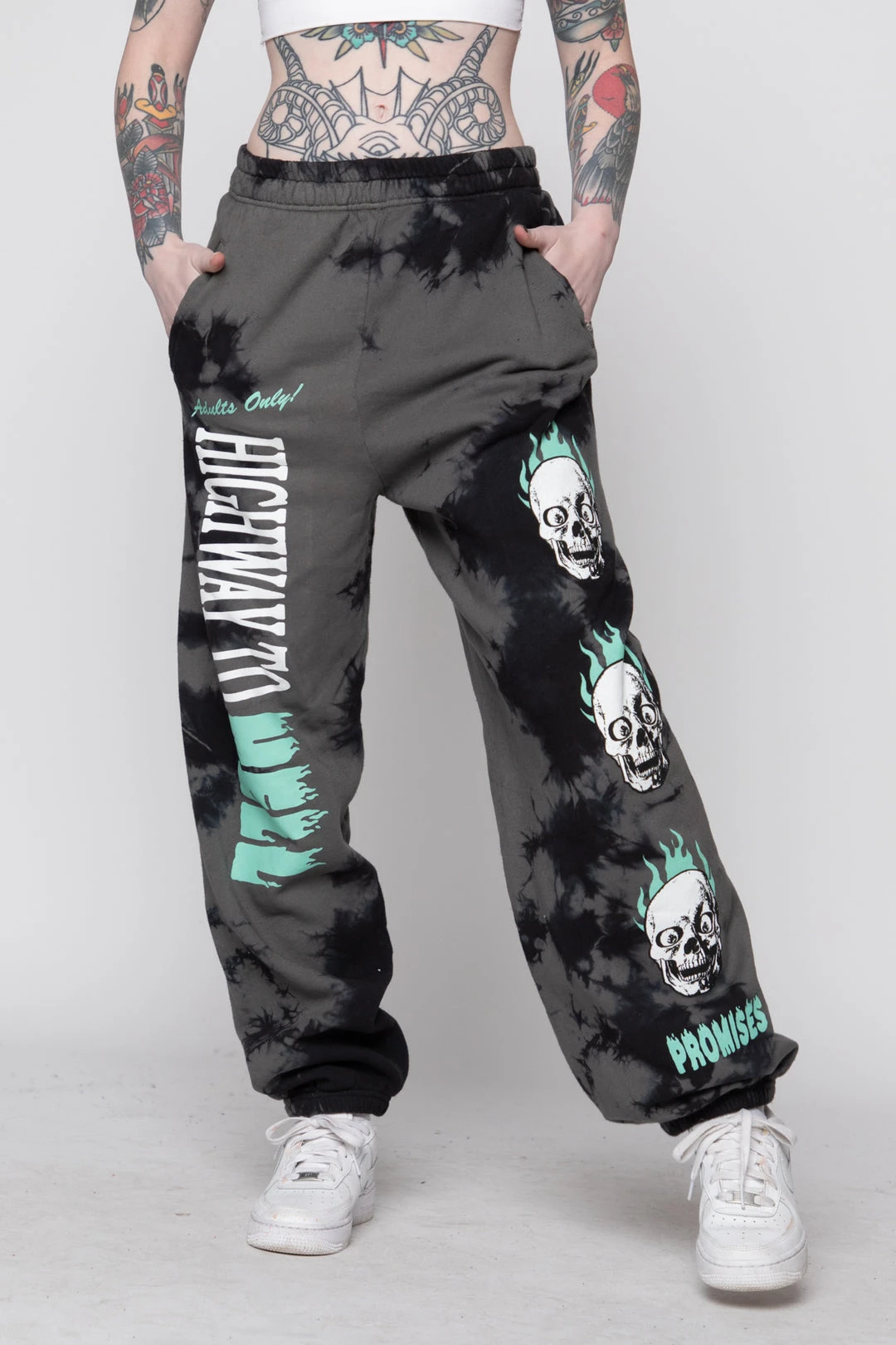 BROKEN PROMISES Bottoms One Way Ticket Sweatpant