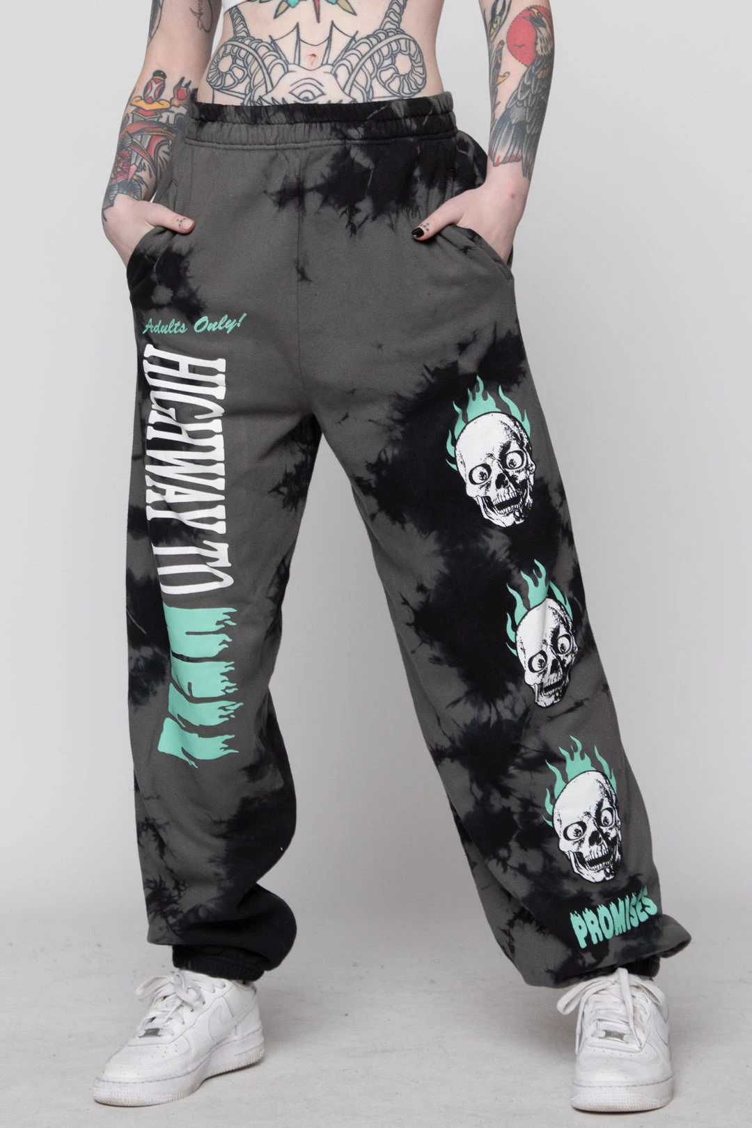 BROKEN PROMISES Bottoms One Way Ticket Sweatpant