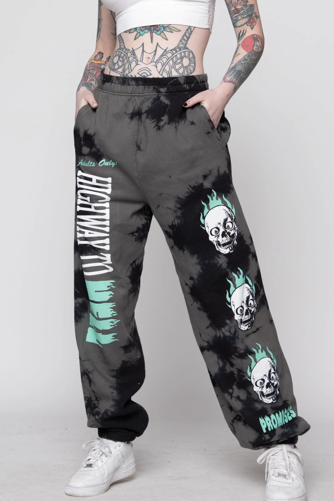 BROKEN PROMISES Bottoms One Way Ticket Sweatpant