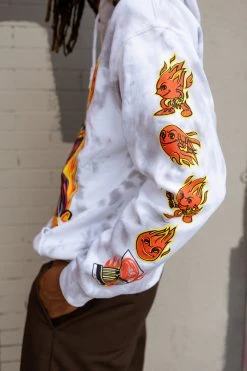 CASH Hoodies BPxMTN DEW Slow Burn Tie Dye Hoodie