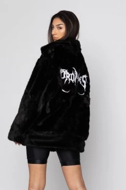 CASH Graveyard Faux Fur Jacket Outerwear
