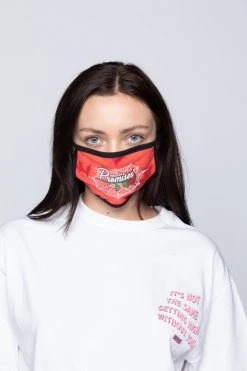 CASH Misery Face Covering Red Tie Dye Sale