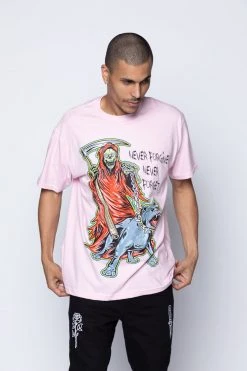 BROKEN PROMISES Worst In Me Tee Pink