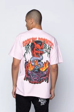 BROKEN PROMISES Worst In Me Tee Pink