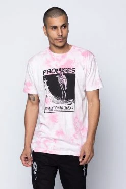 BROKEN PROMISES Beach Break Tee Pink