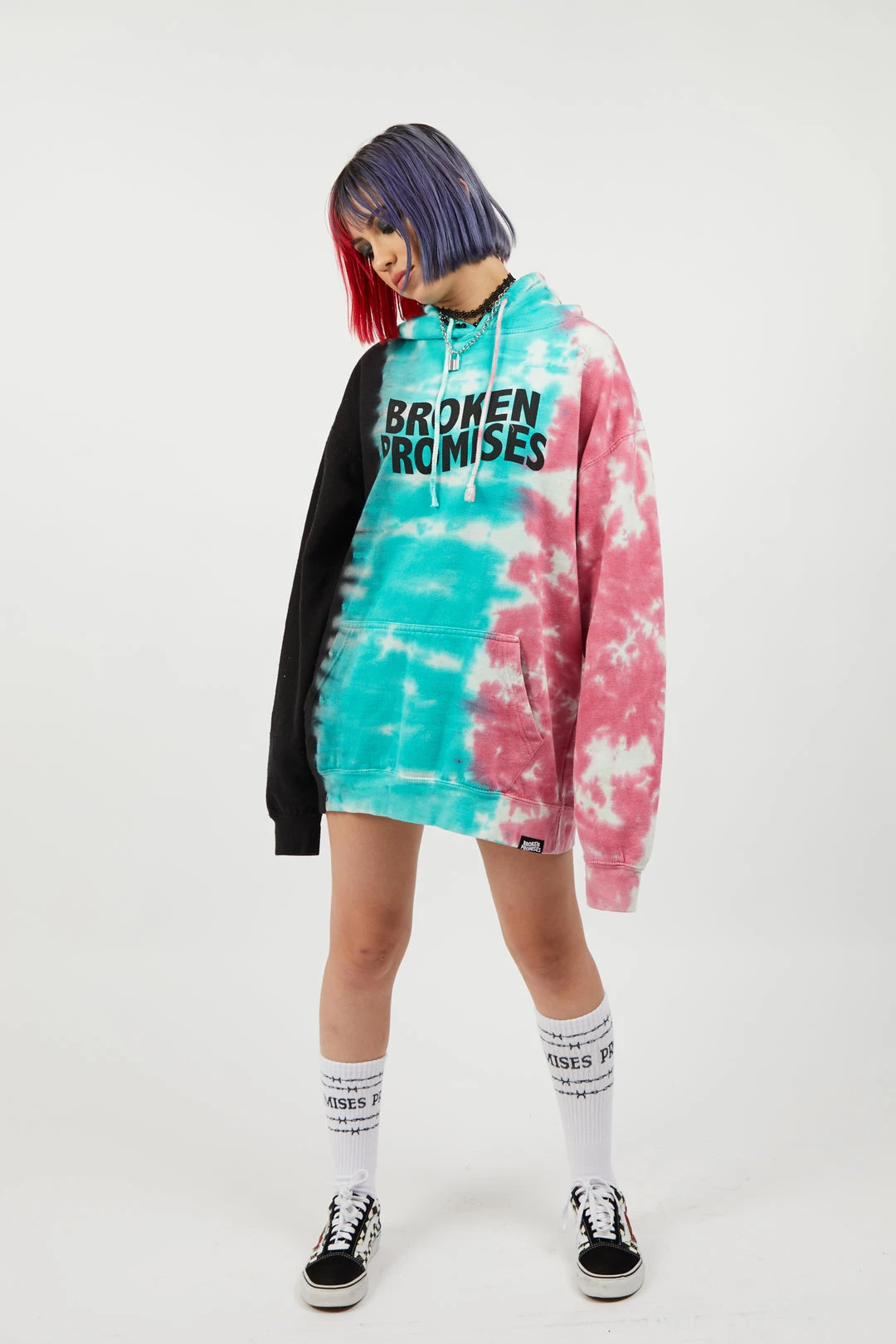 CASH Hoodies Wave Logo Tri-Color Hoodie