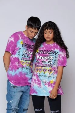 BROKEN PROMISES Pleasure Resides Tie Dye Tee