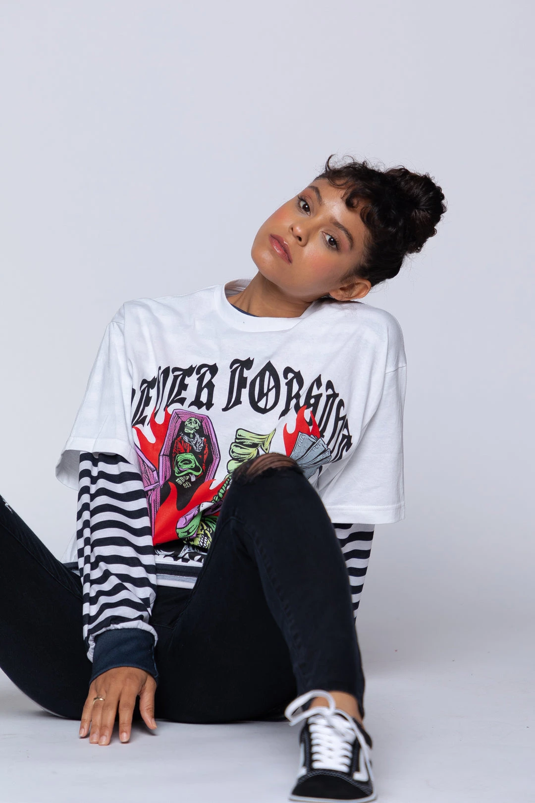 BROKEN PROMISES Shirts Get Even Tee White