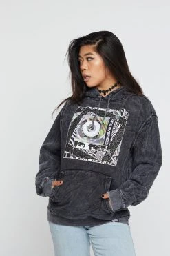 CASH Paranoia Acid Washed Hoodie Hoodies