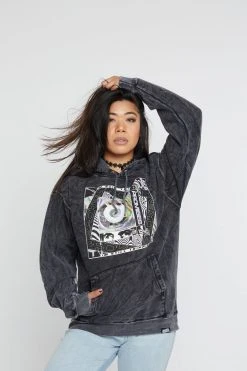 CASH Paranoia Acid Washed Hoodie Hoodies