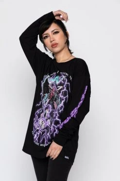 BROKEN PROMISES Scare Myself L/S Black Shirts