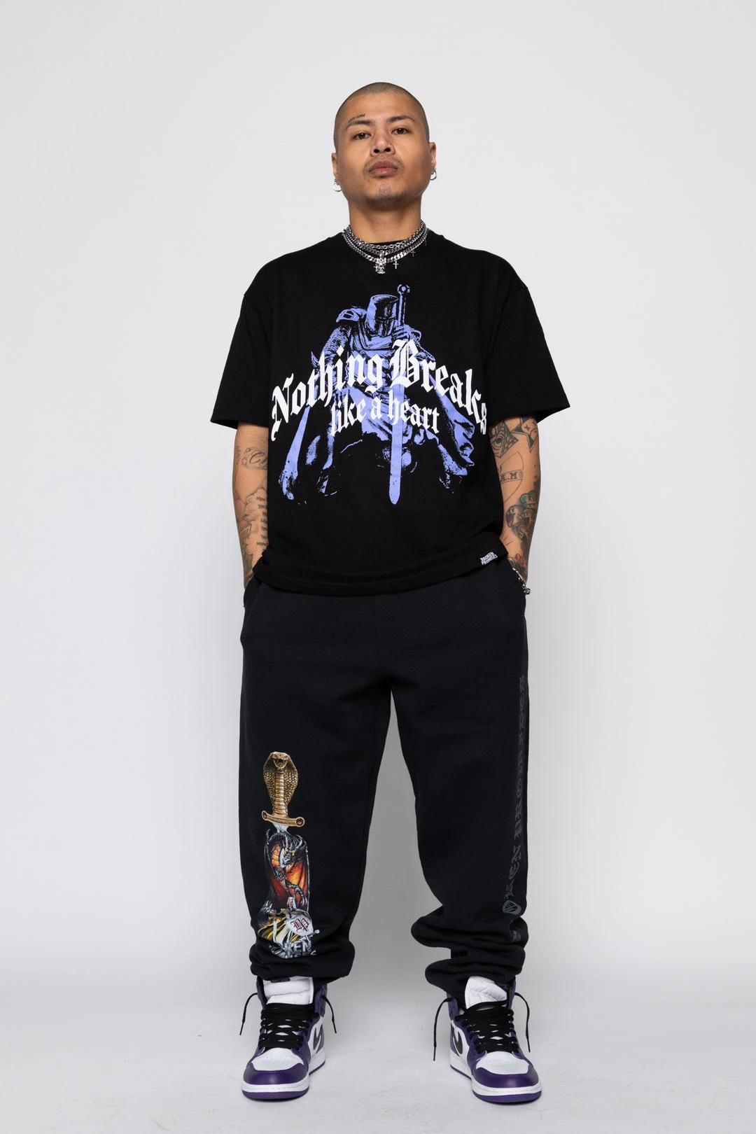 BROKEN PROMISES Nothing Breaks Tee Black