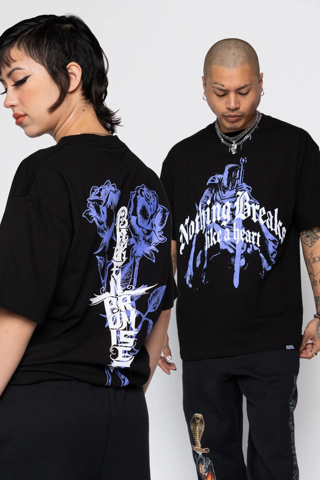 BROKEN PROMISES Nothing Breaks Tee Black