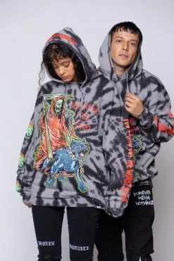 CASH Worst In Me Spiral Dye Hoodie