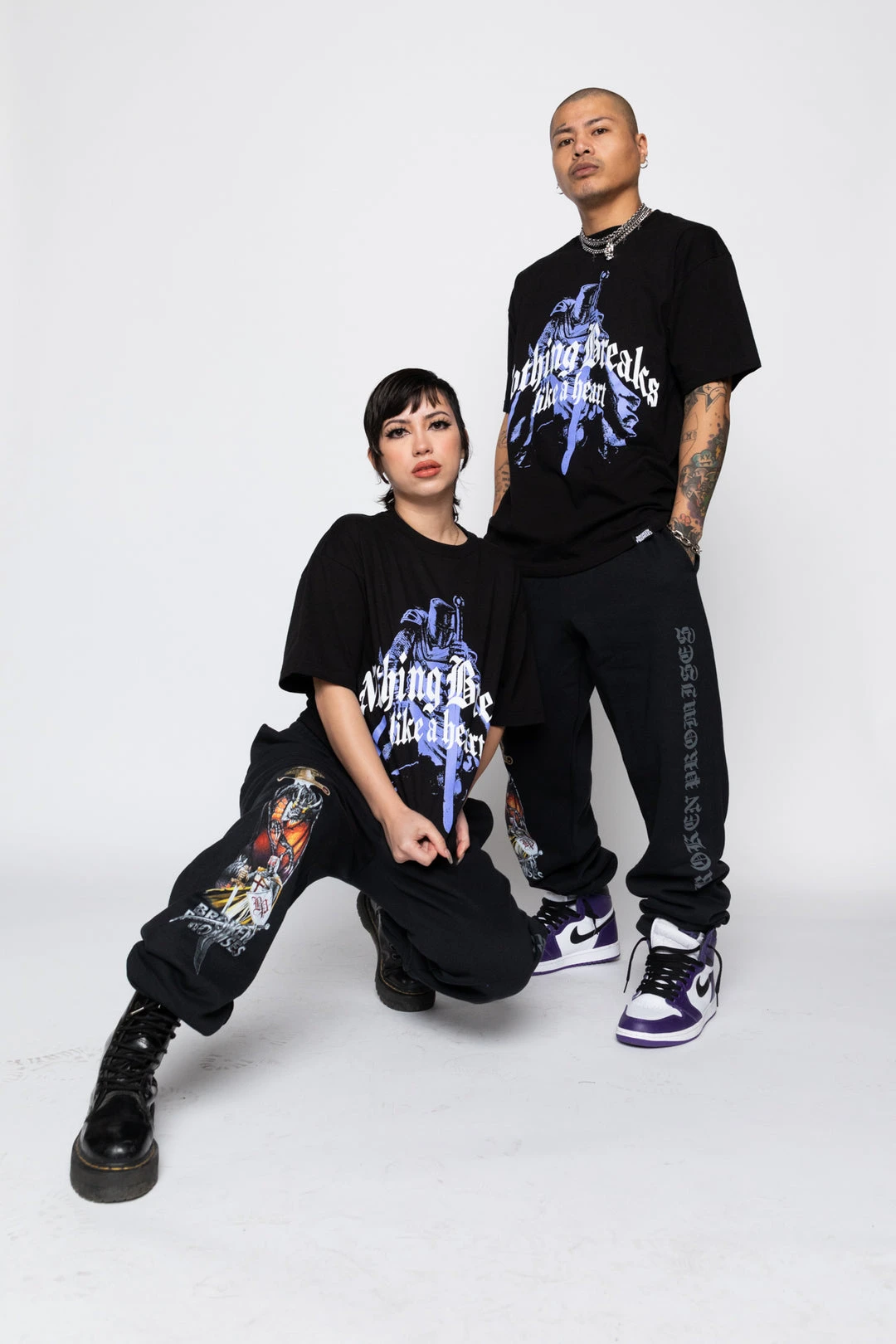 BROKEN PROMISES Nothing Breaks Tee Black