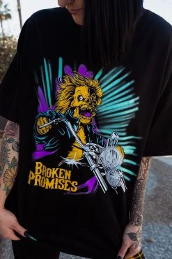 BROKEN PROMISES Hell Rider Tee Black