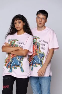 BROKEN PROMISES Worst In Me Tee Pink