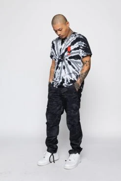 BROKEN PROMISES Tie Dye Hoodies Violation Spiral Dye Tee